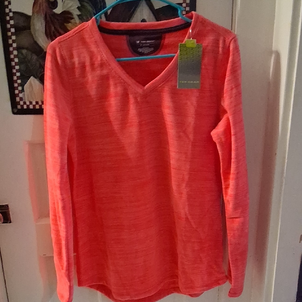 Tek Gear Vibrant Long Sleeve Top NWT